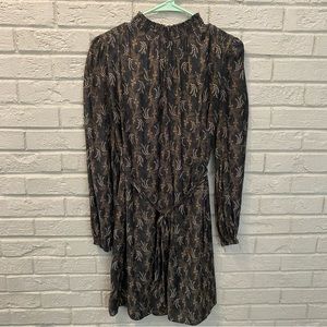 Ann Taylor Smocked Neck Dress